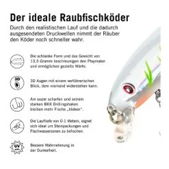 Nasty Bait - Playmaker 13cm 13,5g -Günstiges Angelruten Geschäft nasty bait playmaker 13cm 135g3